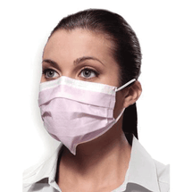 Crosstex - SecureFit Earloop Masks Pink 50/Bx