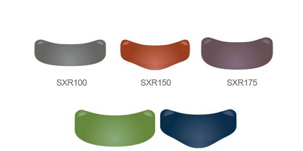 Slick Bands XR bicuspid matrix with extension Red: 60 Count