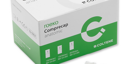 Coltene - Roeko Comprecap Anatomic, #3 Medium 10 mm. Package of 120 Compression Caps