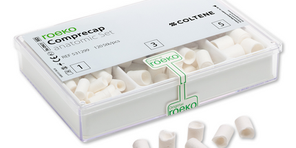 Coltene - Roeko Comprecap Anatomic Set: 120 Compression Caps, 40 of each size: #1, #3