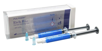 Etch-Rite Twin Pack: 2 x 3 mL syringes + 25 applicator tips