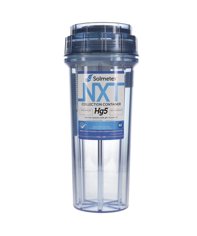 Solmetex - NXT Hg5 Collection Container w/Recycle Kit