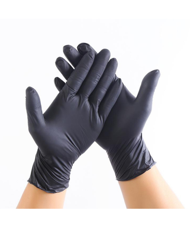 Cranberry - Carbon Black Nitrile Gloves Small 200/Box