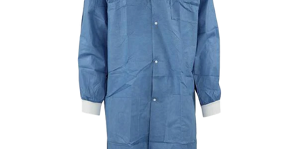 Medicom - SafeWear Hi-Perform Lab Coat Deep Blue X-Large 12/Pk