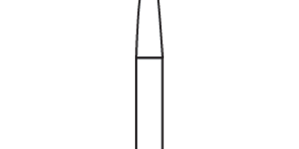 Coltene - Alpen Carbide 1558 Round End Cross Cut Fissure Fg 100Pk
