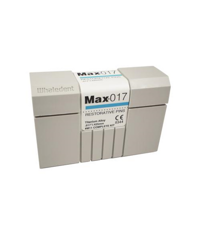 Coltene - Max M-11 Complete Kit .017" / .425 mm (Blue) Titanium Alloy Restorative Pins