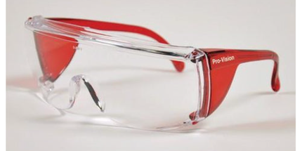 Palmero - End-Fog Eyewear, Red Frame - Clear Lens