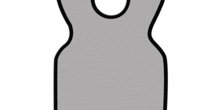 Palmero - Patient Apron (Approx. 22 1/4" x 24 1/4"), .3MM Lead, Grey