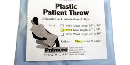 Palmero - Plastic-Knee Length (blue)  27" x 44"