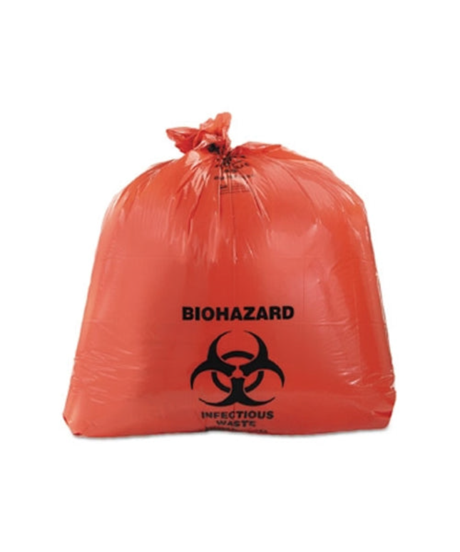 Plasdent - 10Gal Biohazard Bags Red, 250Pcs/Box