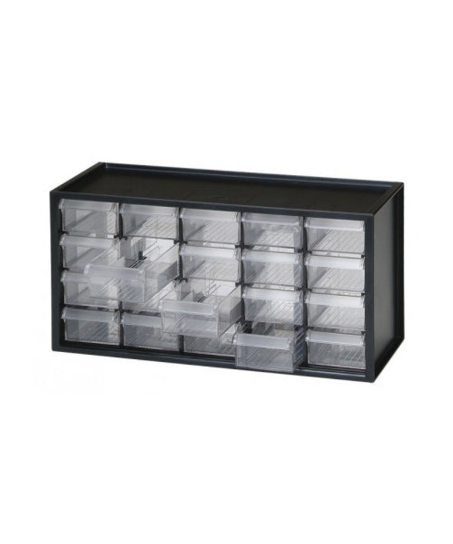 Plasdent - 20-Drawer Unit Black Frame