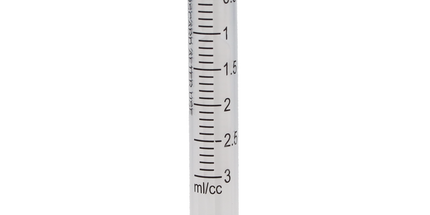 Plasdent - 3Cc Luer Lock Syringes Plastic, Disposable, 100P/Bx