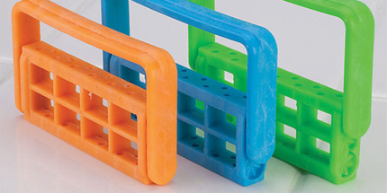 Plasdent - Bur Caddy- Neon Blue