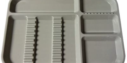 Plasdent - Divided Tray Size B-Gray