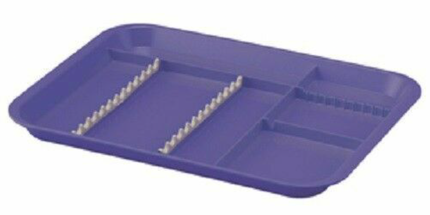 Plasdent - Divided Tray Size B-N Purple