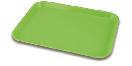 Plasdent - Flat Tray Size B-Neon Green
