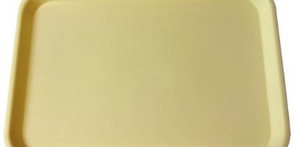 Plasdent - Flat Tray Size B-Neon Yellow
