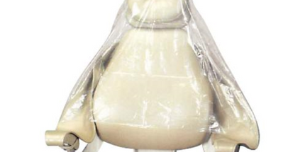 Plasdent - Half Chair Cover 27 1/2"X24" Box Of 225 (Square Box)