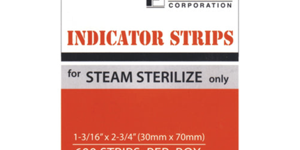 Plasdent - Indicator Strips (600Pcs/Bx) 1-3/16"X2-3/4", Steam