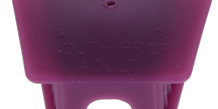 Plasdent - Mouth Props Silicone Adult, Dk Purple, 2Pcs/Box