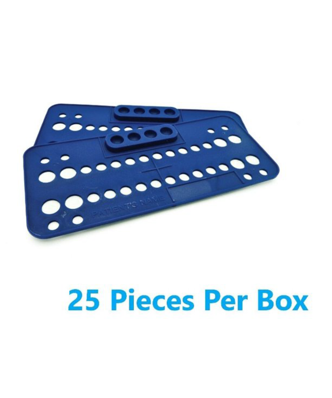 Plasdent - Ortho Bracket Trays Blue, Disposable, 25Pcs/Box