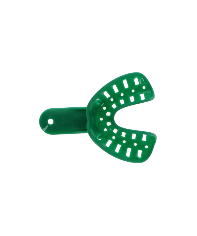 Plasdent - Ortho Trays Adult/Sml Lower #4, Green, 25Pcs/Bag