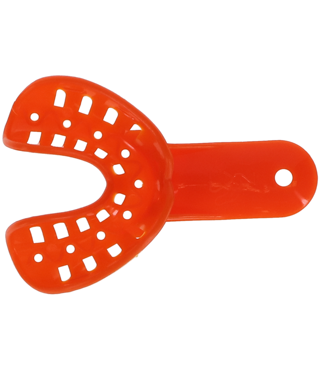 Plasdent - Ortho Trays Child/Med Lower #2, Orange, 25Pcs/Bag
