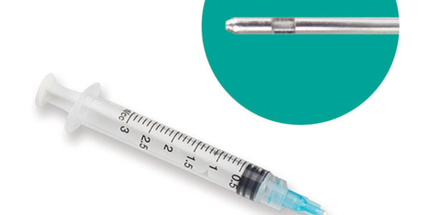 Plasdent - Pre-Tipped Irrigator Syringe 3Cc, 23Ga, 100Pcs/Box Close End, Max-I-Probe Style