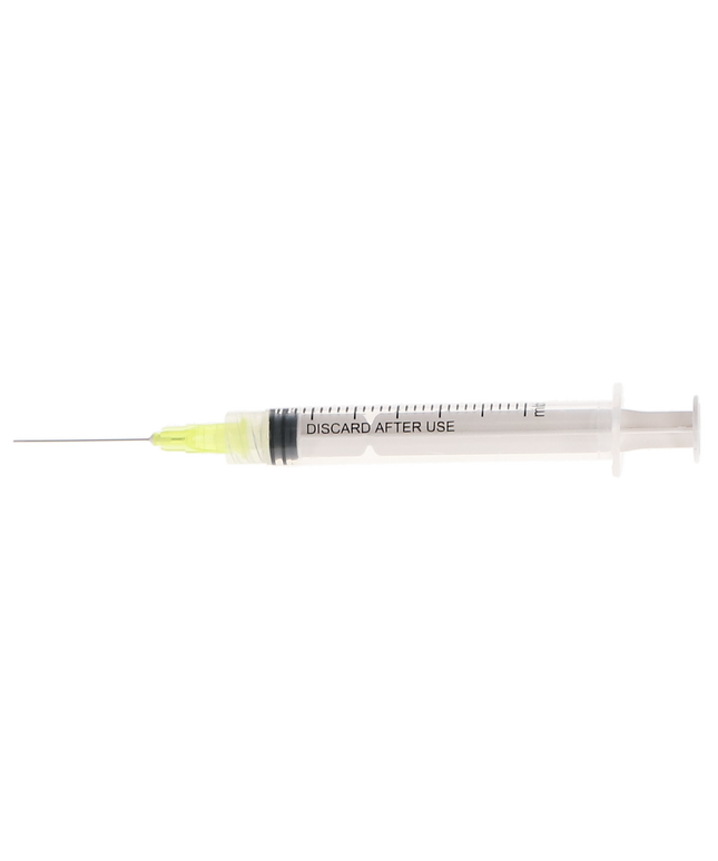 Plasdent - Pre-Tipped Irrigator Syringe 3Cc, 27Ga, 100Pcs/Box Side Vented, Monoject Style