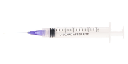 Plasdent - Pre-Tipped Irrigator Syringe 3Cc, 30Ga, 100Pcs/Box Close End, Max-I-Probe Style