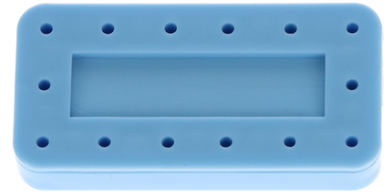 Plasdent - Rectangular Bur Block-Blue