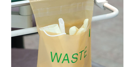 Plasdent - Utility Waste Bags-Stick On 9"X10", Box Of 200