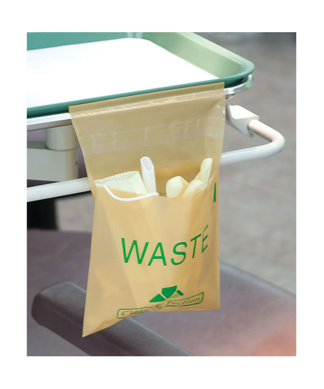 Plasdent - Utility Waste Bags-Stick On 9"X10", Box Of 200