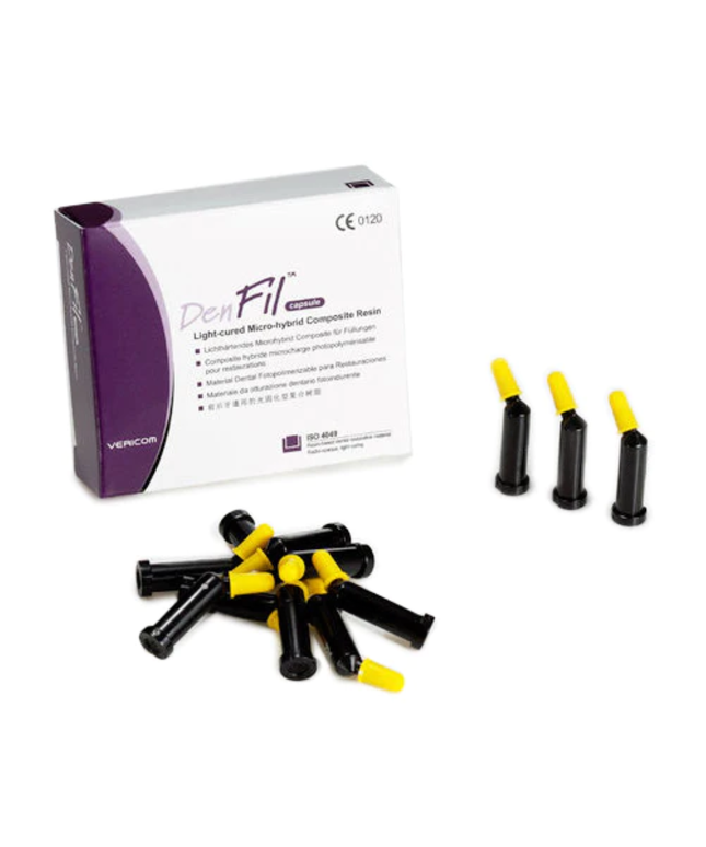 Vericom - DenFil Capsule Refill A3.5, Light-Cured Restorative Micro Hybrid Composite