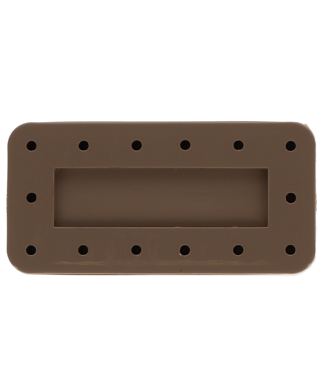 Plasdent - Rectangular Bur Block - Beige, Magnetic, 14 Burs Capacity, Dimension