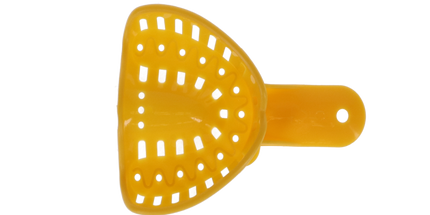 Plasdent - Ortho Trays Adult/Med Upper #5, Yellow, 25Pcs/Bag