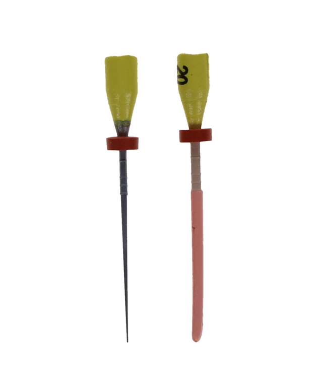 Pac-Dent - One File G Gutta Percha Carrier Obturators, 5 x #20 (Yellow) Obturators + 1 Verifier