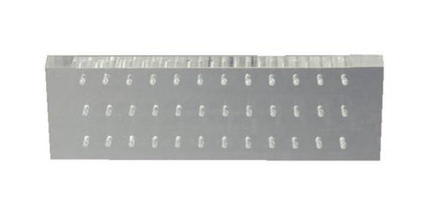 Palmero - 36-Hole Latch-Type Bur Block, Clear Plexiglass, Non-autoclavable, 5" x