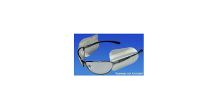 Palmero - Dynamic Disposables Side Shields, Clear, Slip-on Flexible Plastic Shields