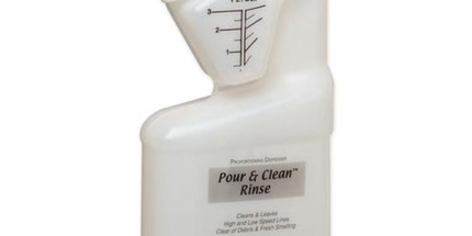 Palmero - Pour & Clean Empty Mixing Bottle for Evacuation system cleaner, single 16 ounce