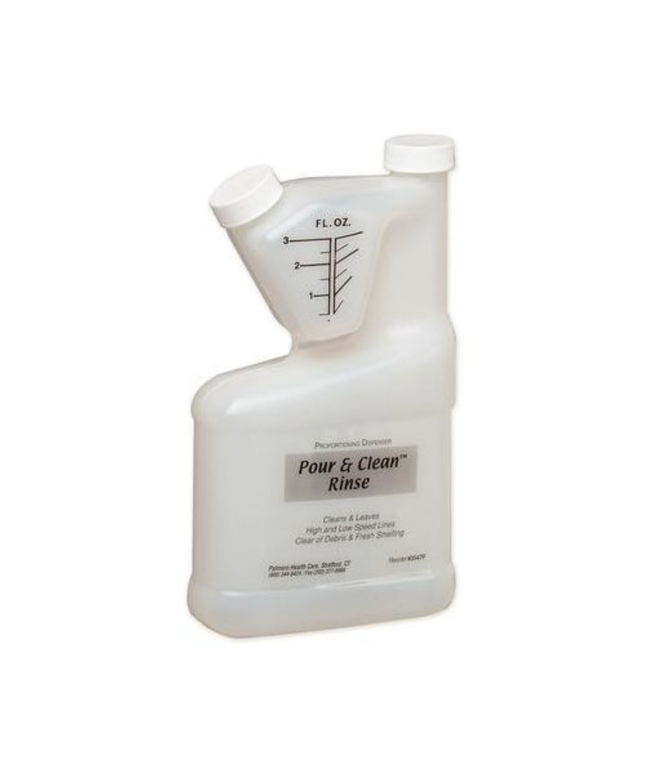 Palmero - Pour & Clean Empty Mixing Bottle for Evacuation system cleaner, single 16 ounce