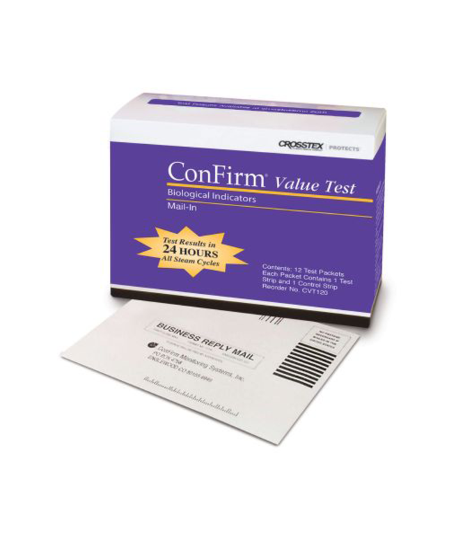 Crosstex - ConFirm Mail-In Value Test - 12 Packets (2 Strip Test). Postage Not Paid. 12