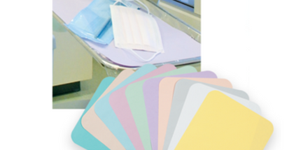 Crosstex - 5" x 8" Mini-Tray "F" - White Heavyweight Paper Tray Cover, Box of 1000