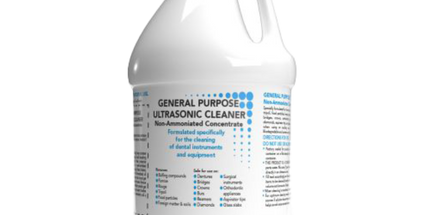 Crosstex - General Purpose Non-Ammoniated Ultrasonic Cleaner, 10:1 Concentrated 1 Gallon
