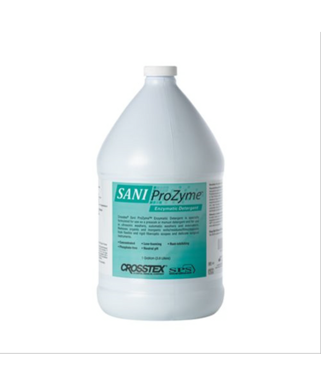 Crosstex - SANI ProZyme Enzymatic Detergent 1 gallon bottle, designed to remove blood