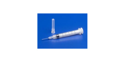 Monoject 3 mL Syringe Luer-Lock Tip Sterile 100/Box