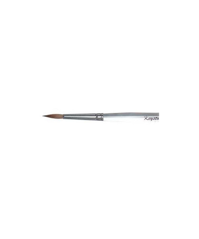 Keystone - Kolinsky Ceramist Brush, #6, Made with all natural high quality