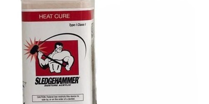 Keystone - Sledgehammer Self-Cure Denture Acrylic Powder, Original, 1 Pound Powder Only