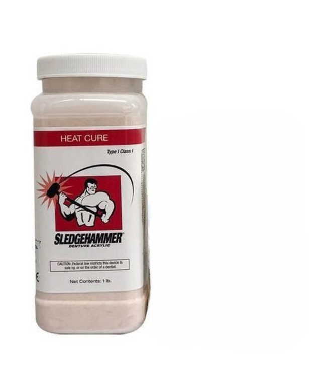 Keystone - Sledgehammer Self-Cure Denture Acrylic Powder, Original, 1 Pound Powder Only