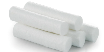 Medicom - Distech Plain Wrapped Cotton Rolls 1-1/2" x 3/8", #2 Medium Non-Sterile, 2000/Box